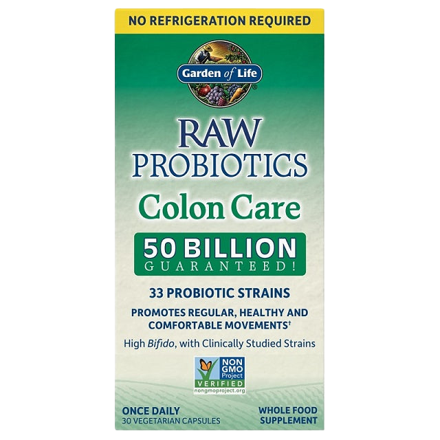 Garden of Life Raw Probiotics Colon Care - 30 vcaps