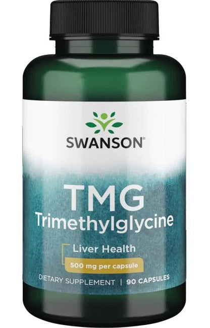 Swanson TMG (Trimethylglycine), 500mg - 90 caps | High-Quality Special Formula | MySupplementShop.co.uk