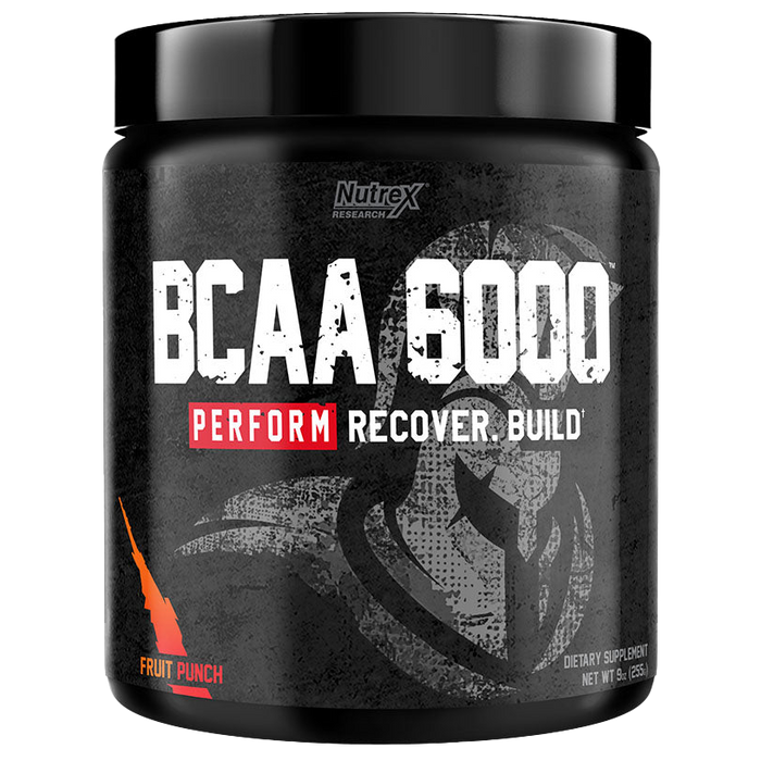 Nutrex BCAA 6000, Fruchtpunsch – 255 Gramm