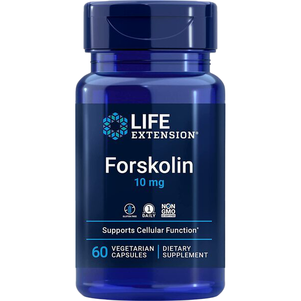 Life Extension Forskolin, 10 mg – 60 Kapseln