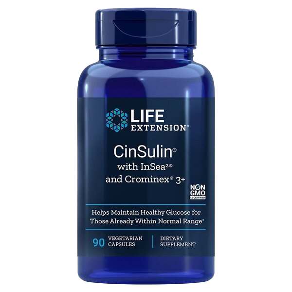 Life Extension CinSulin with InSea2 & Crominex 3+ - 90 vcaps