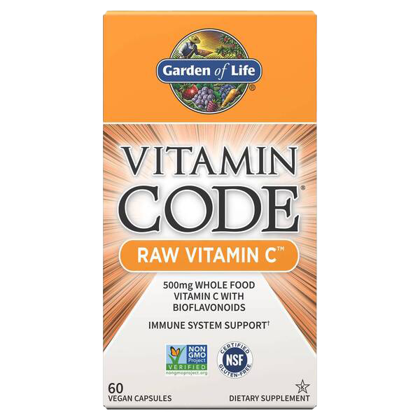 Garden of Life Vitamin Code Raw Vitamin C - 60 vegan caps