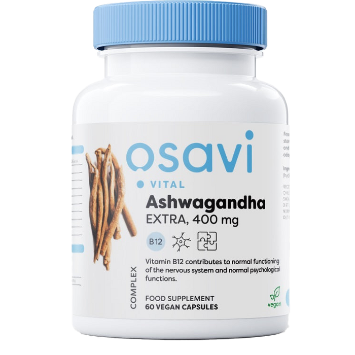 Osavi Ashwagandha Extra, 400 mg – 60 vegane Kapseln