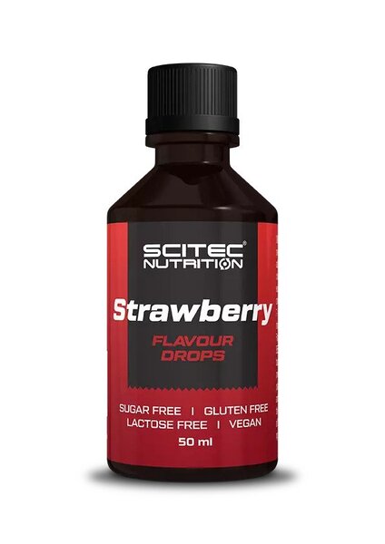 SciTec Flavour Drops - 50ml - Strawberry - Vegan Products at MySupplementShop by SciTec