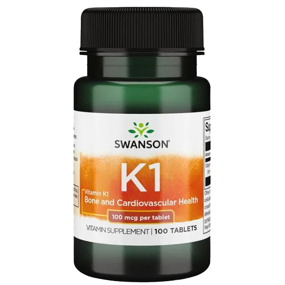 Swanson Vitamin K1, 100mcg - 100 tabs