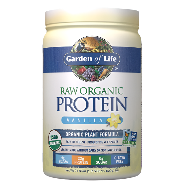 Garden of Life Raw Organic Protein, Vanilla - 620g