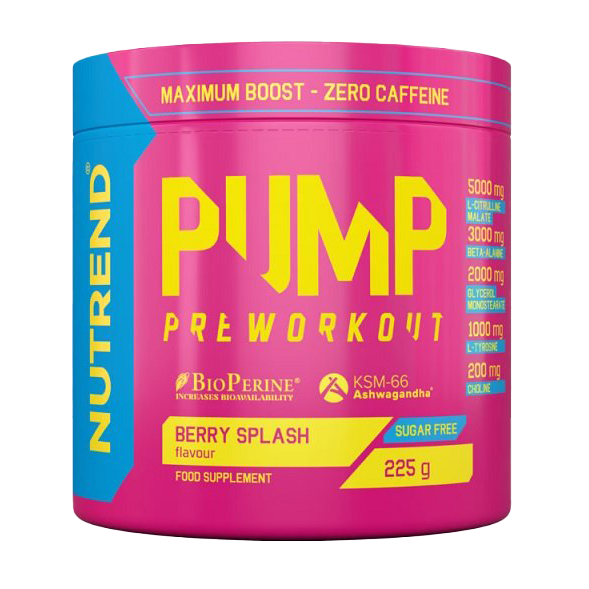 Nutrend Pump PreWorkout Berry Splash  225g