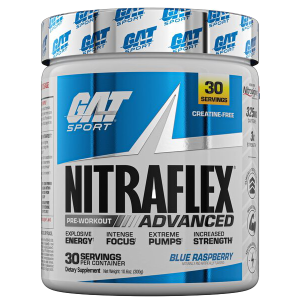 GAT Nitraflex Advanced Framboise Bleue 300g