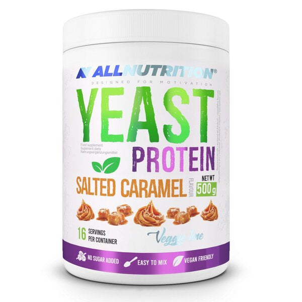 Yeast Protein, Salted Caramel - 500g | Premium Protein Supplement Powder at MYSUPPLEMENTSHOP