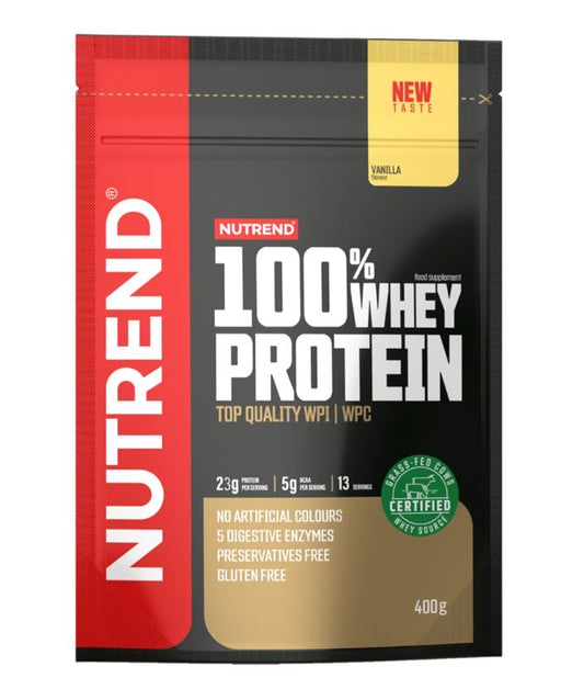 Nutrend 100% Whey Protein, Vanilla - 400g