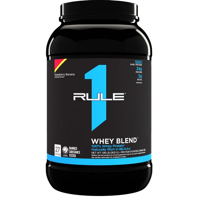 Rule One R1 Whey Blend, Strawberry Banana - 905g