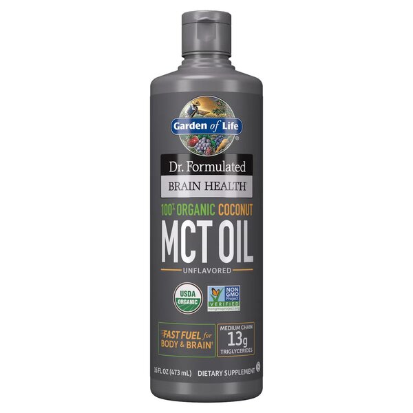 Garden of Life Dr. Formulated Organic Brain Health MCT Oil - 473ml - Nutritional Supplement at MySupplementShop by Garden of Life