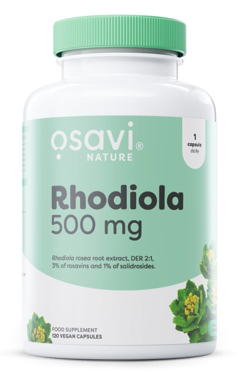 Osavi Rhodiola, 500mg - 120 vegan caps - Default Title - Sports Nutrition at MySupplementShop by Osavi