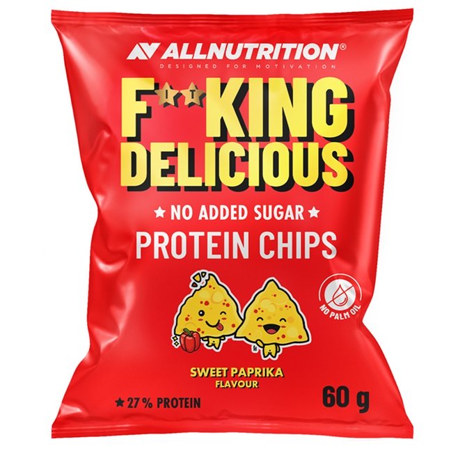 Allnutrition Fitking Delicious Protein Chips, Sweet Paprika - 60g