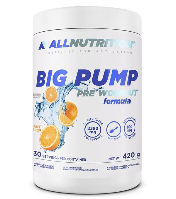 Allnutrition Big Pump, Orange 420g - Beta-Alanine at MySupplementShop by Allnutrition