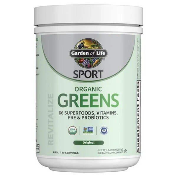 Sport Organic Greens, Original - 255g - Default Title - Health and Wellbeing at MySupplementShop by Garden of Life