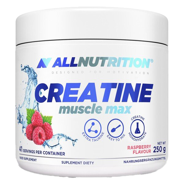 Creatine Muscle Max, Raspberry - 250g