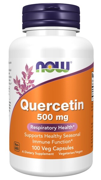 NOW Foods Quercetin, 500mg - 100 vcaps - Vitamins & Supplements at MySupplementShop by NOW Foods