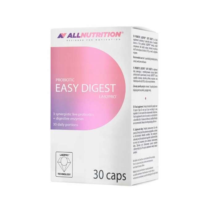 Allnutrition Probiotic Easy Digest - 30 caps - Vitamins & Supplements at MySupplementShop by Allnutrition