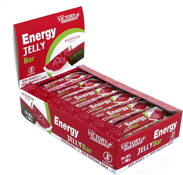 Weider Joe Weider Victory Endurance Energy Jelly Bar 24 x 32g - Watermelon - Endurance & Energy at MySupplementShop by VICTORY ENDURANCE