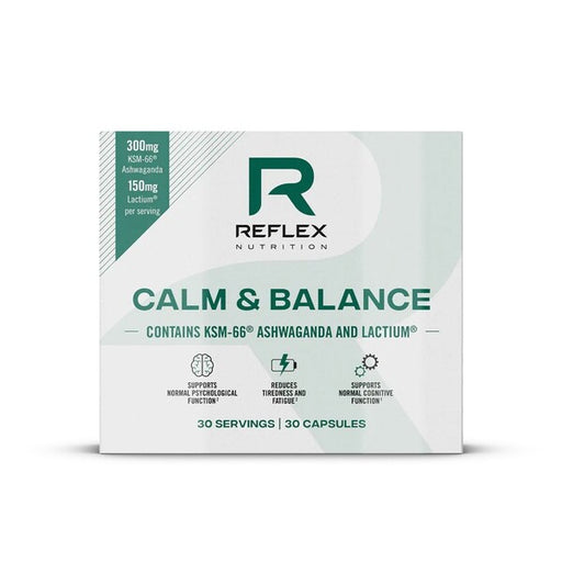 Reflex Nutrition Calm & Balance - 30 caps - Stress & Anxiety Relief at MySupplementShop by Reflex Nutrition