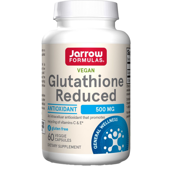 Jarrow Formulas Glutathione Reduced 500mg 60 Veggie Capsules