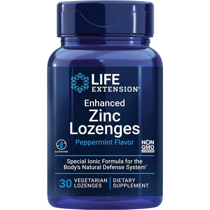 Life Extension Enhanced Zinc Lutschtabletten – 30 vegetarische Lutschtabletten