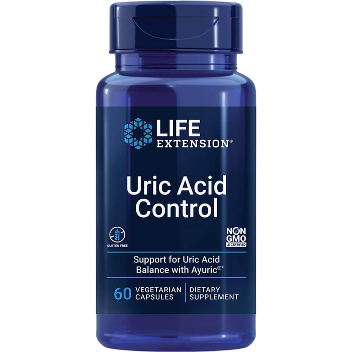 Life Extension Uric Acid Control 60 Vegetarian Capsules