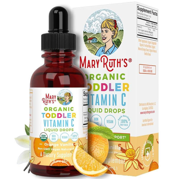 MaryRuth Organics Organic Toddler Vitamin C Liquid Drops Orange Vanilla  30 ml. - Vegan Products at MySupplementShop by MaryRuth Organics