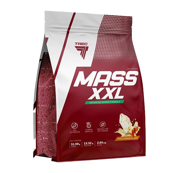 Trec Nutrition Mass XXL – High-Calorie Mass Gainer | 13.32g Protein