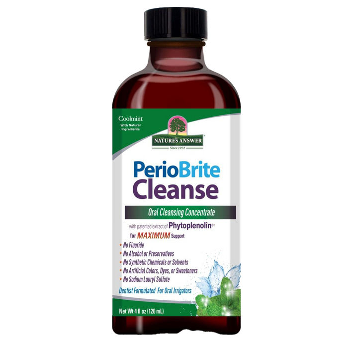 Nature's Answer PerioBrite Cleanse Oral Cleansing Concentrate 4 Oz (120ml)