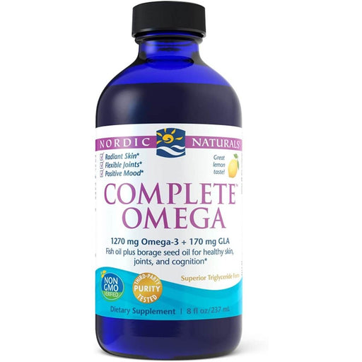 Nordic Naturals Complete Omega 3,6,9 Liquid 8 fl oz (Lemon) - Omegas, EFAs, CLA, Oils at MySupplementShop by Nordic Naturals