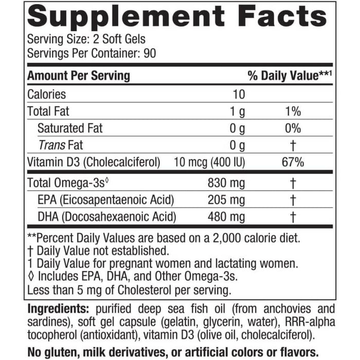 Nordic Naturals Prenatal DHA Omega-3 830mg with Vitamin D3 180 Softgels | Premium Supplements at MYSUPPLEMENTSHOP