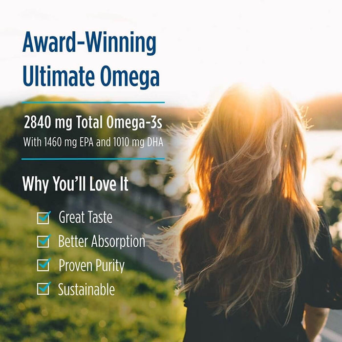 Nordic Naturals Ultimate Omega-3 2,840mg Liquid 8 fl oz (Lemon) | Premium Supplements at MYSUPPLEMENTSHOP