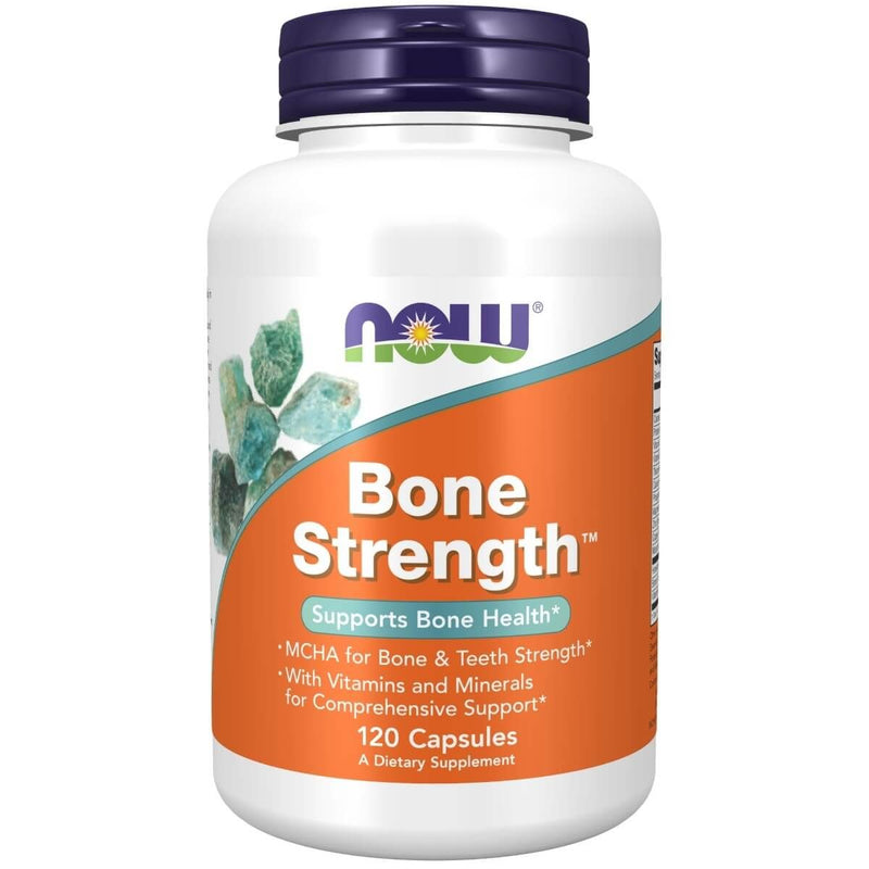 NOW Foods Bone Strength 120 Capsules | Premium Supplements at MYSUPPLEMENTSHOP