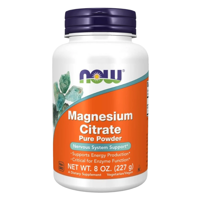 NOW Foods Magnesium Citrate Pure Powder 8oz (227g)