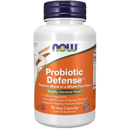 NOW Foods Probiotic Defense 90 Veg Capsules | Premium Supplements at MYSUPPLEMENTSHOP