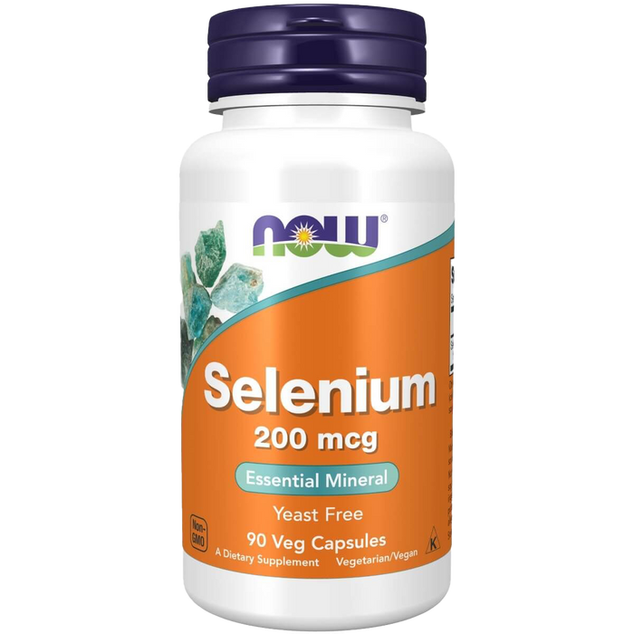 NOW Foods Selenium 200 mcg 90 Veg Capsules