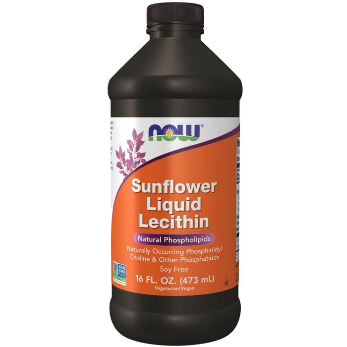 NOW Foods Sonnenblumen-Flüssiglecithin – 473 ml.