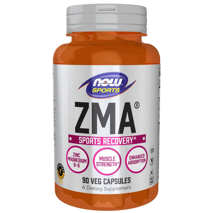 NOW Foods ZMA Sports Recovery 90 Capsules - Natural Testosterone Support at MySupplementShop by NOW Foods