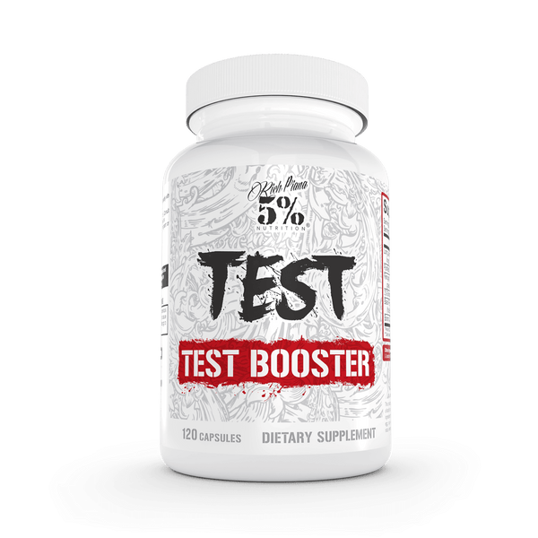 Rich Piana 5% Nutrition 5% Nutrition Test 120 Caps Best Value Testosterone Support at MYSUPPLEMENTSHOP.co.uk