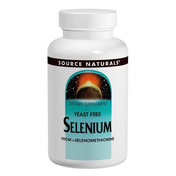 Source Naturals Selenium 200mcg 60 Tablets (Yeast Free) - Brain & Memory at MySupplementShop by Source Naturals