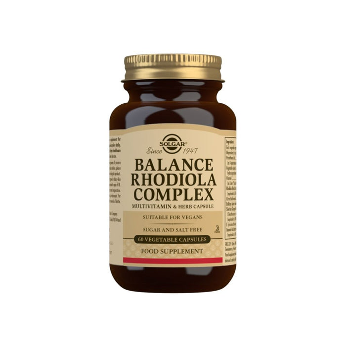 Solgar Balance Rhodiola Complex Vegetable Capsules Pack of 60 - Immune Support at MySupplementShop by Solgar