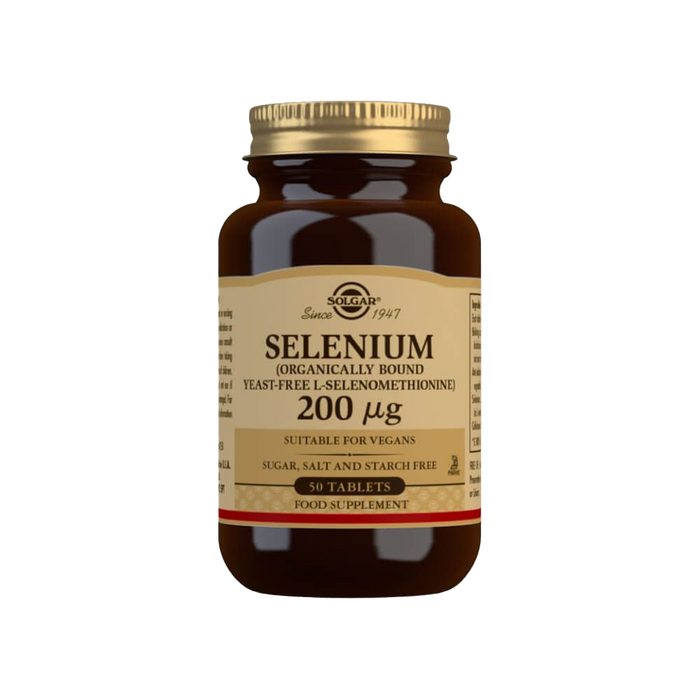 Solgar Selenium (Yeast-Free) 200 µg Tablets Pack of 50