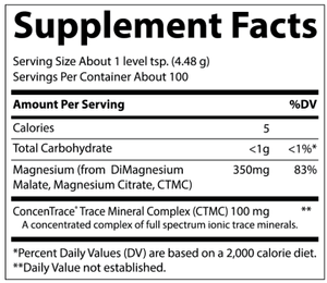 Trace Minerals Stress-X Magnesium Powder, Raspberry Lemon - 240g
