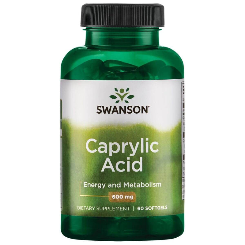 Swanson Caprylic Acid 600mg 60 Softgels at MySupplementShop.co.uk