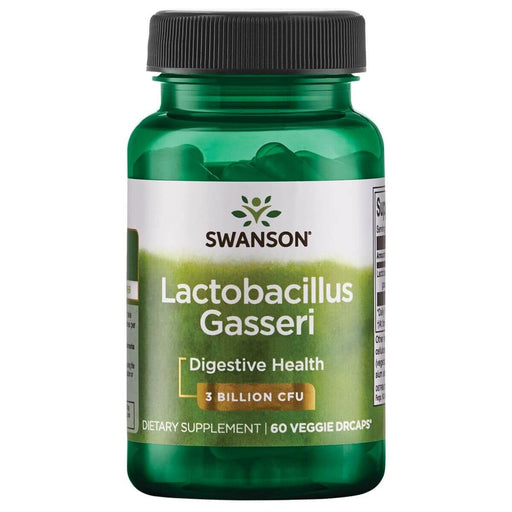 Swanson Lactobacillus Gasseri 3 Billion CFU 60 Vegetarian Capsules - Health and Wellbeing at MySupplementShop by Swanson