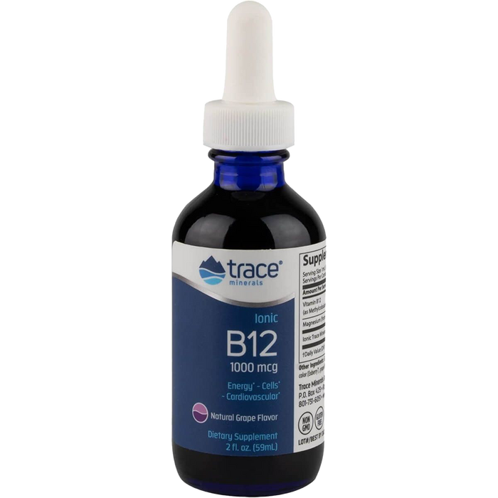 Trace Minerals Liquid Ionic B12 (1,000 mcg) 2 oz