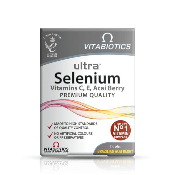 Vitabiotics Ultra Minerals Selenium 30 Tablets - Immune Support at MySupplementShop by Vitabiotics