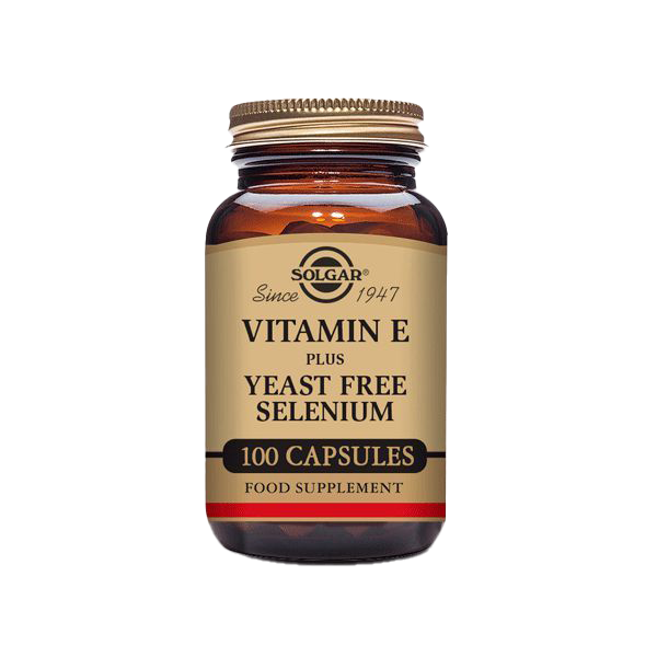 Solgar Vitamin E with Yeast Free Selenium 100 Caps